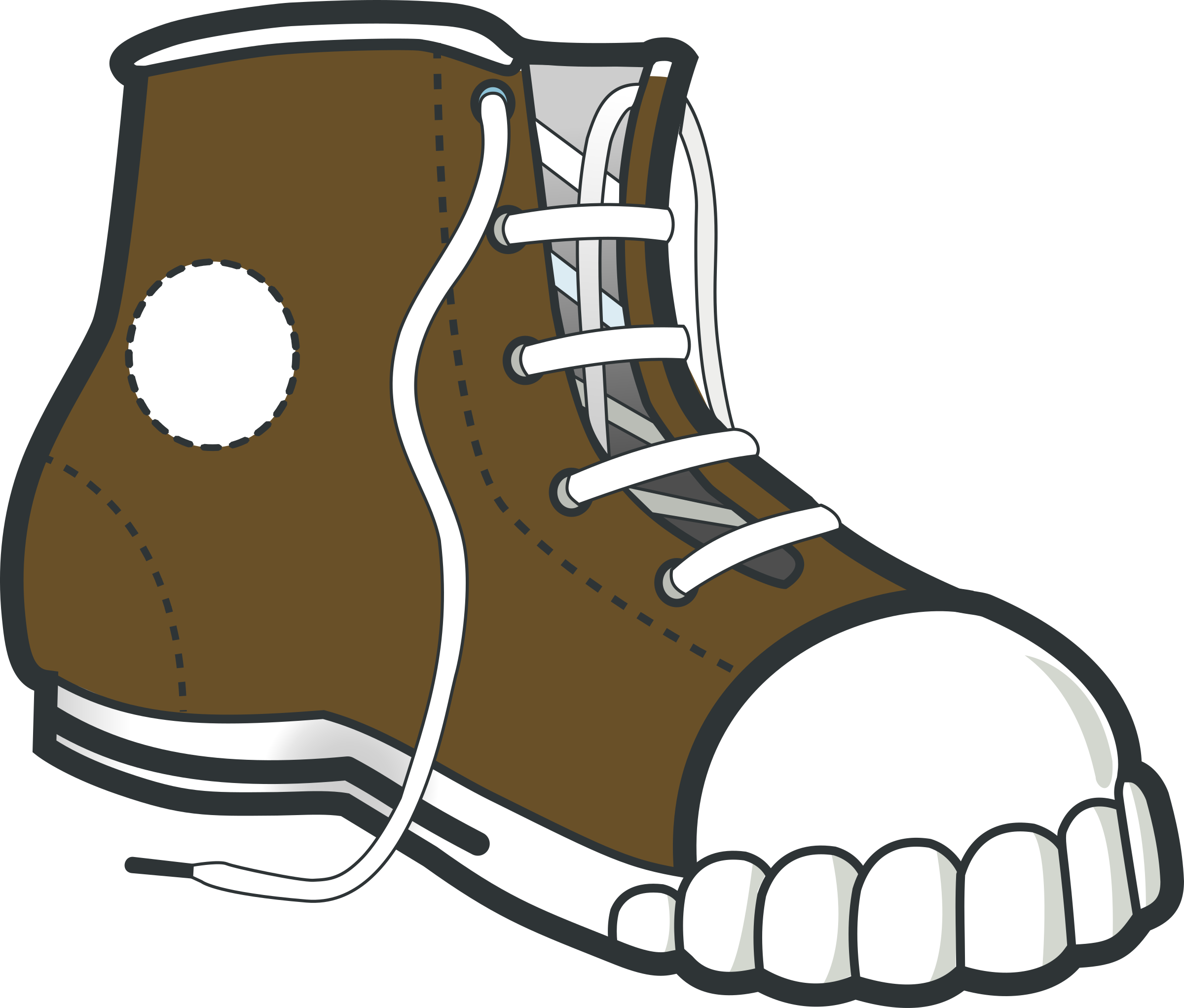 Brown boot Clip arts