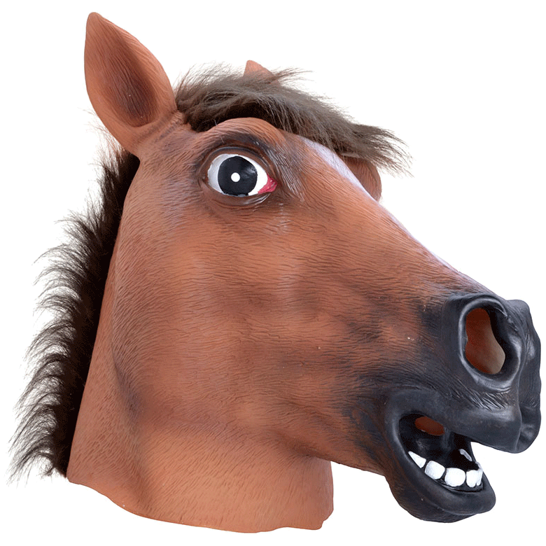 Brown Horse Mask PNG images