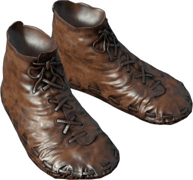 Brown Leather Mocassins SVG Clip arts