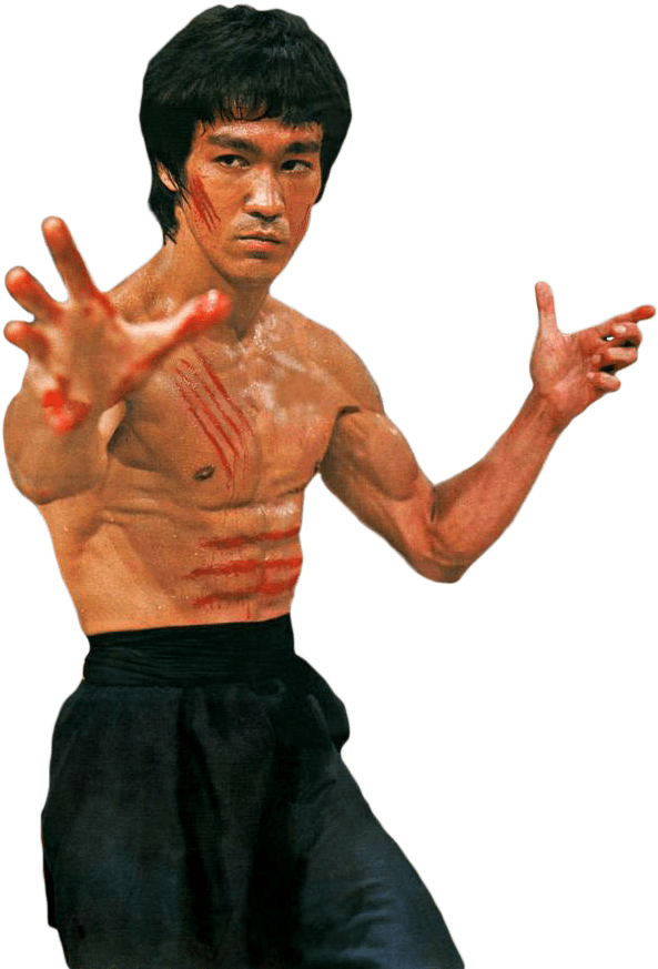 Bruce Lee Blood Clip arts