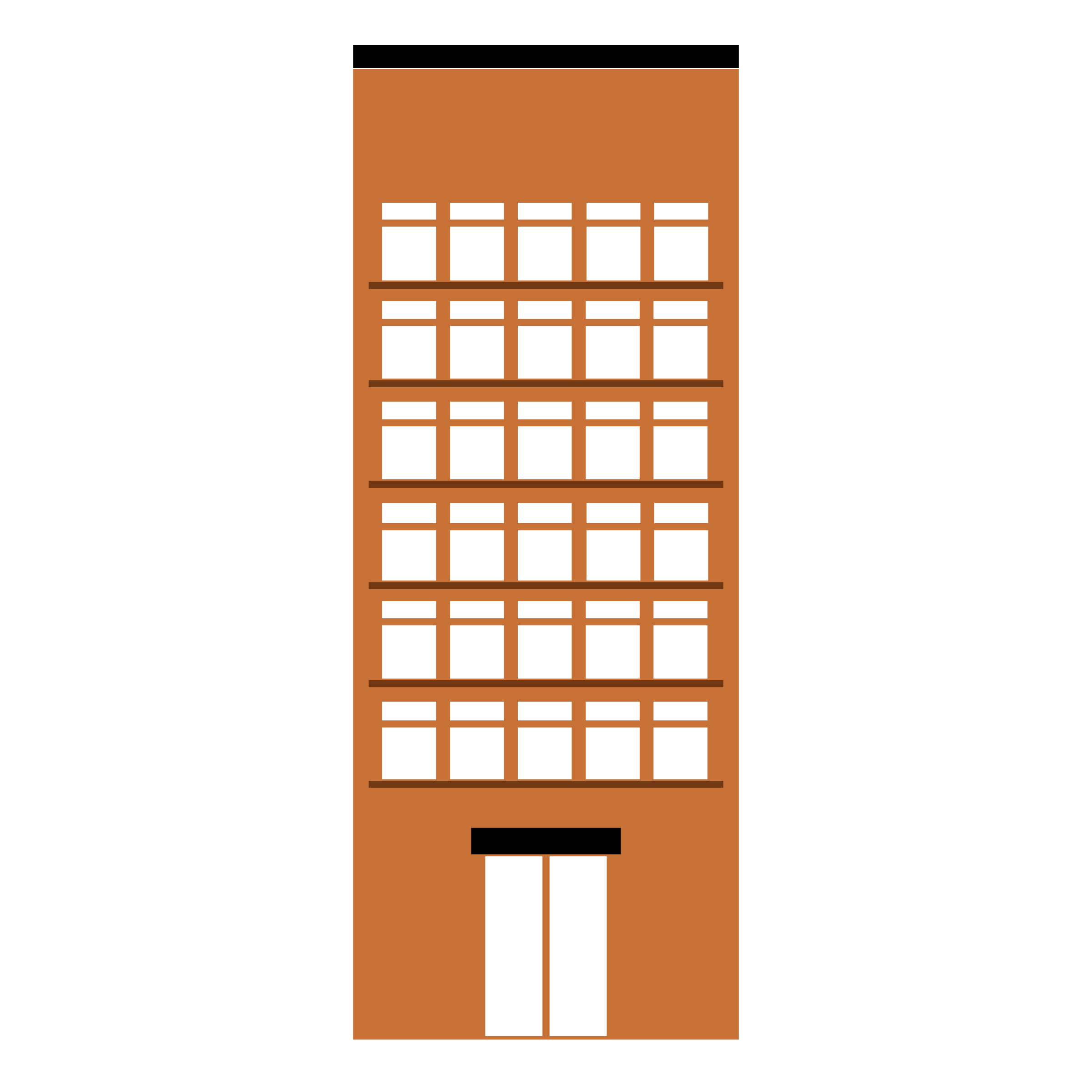 BUILDING-Medium Tall Clip arts