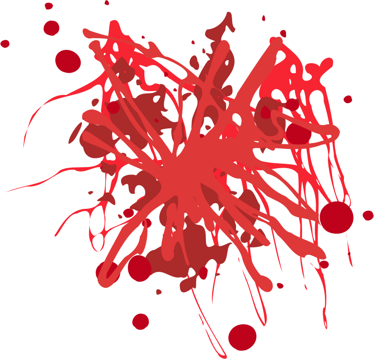 burst blood SVG Clip arts