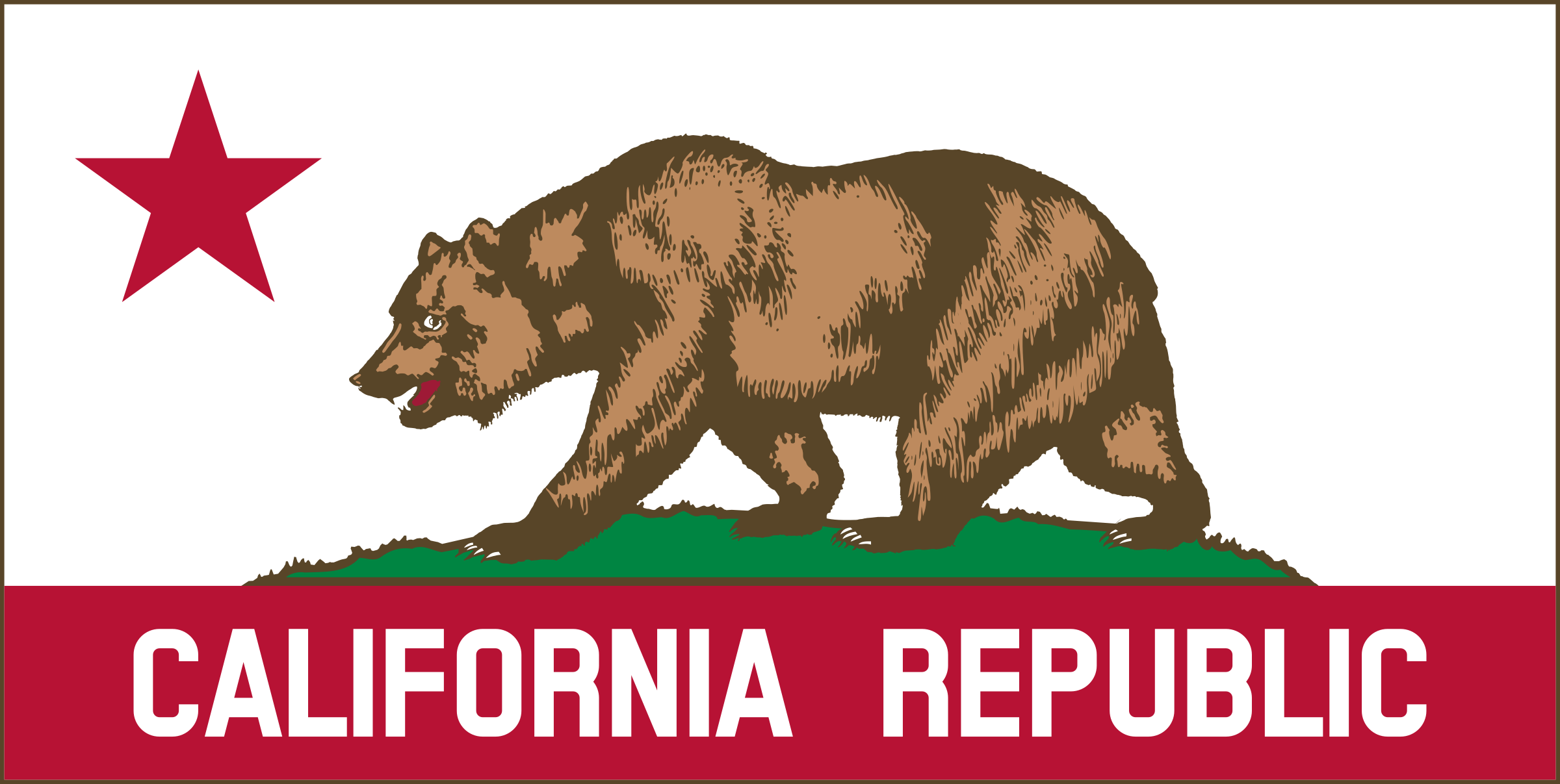 California Banner Clipart B   SVG Clip arts