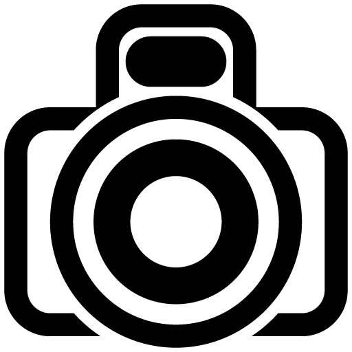 Camera Icon With Flash Clip arts