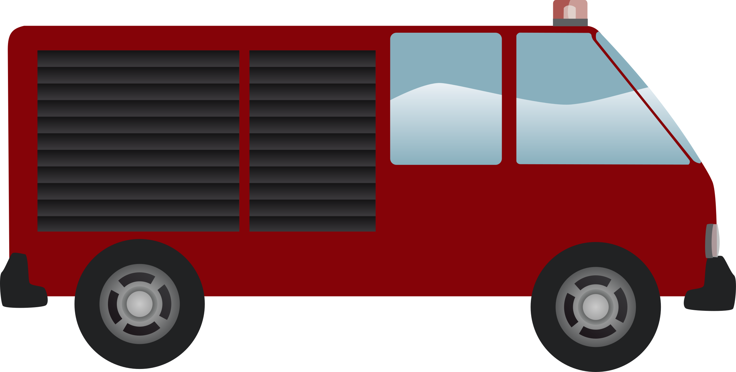 Camion de pompiers SVG Clip arts