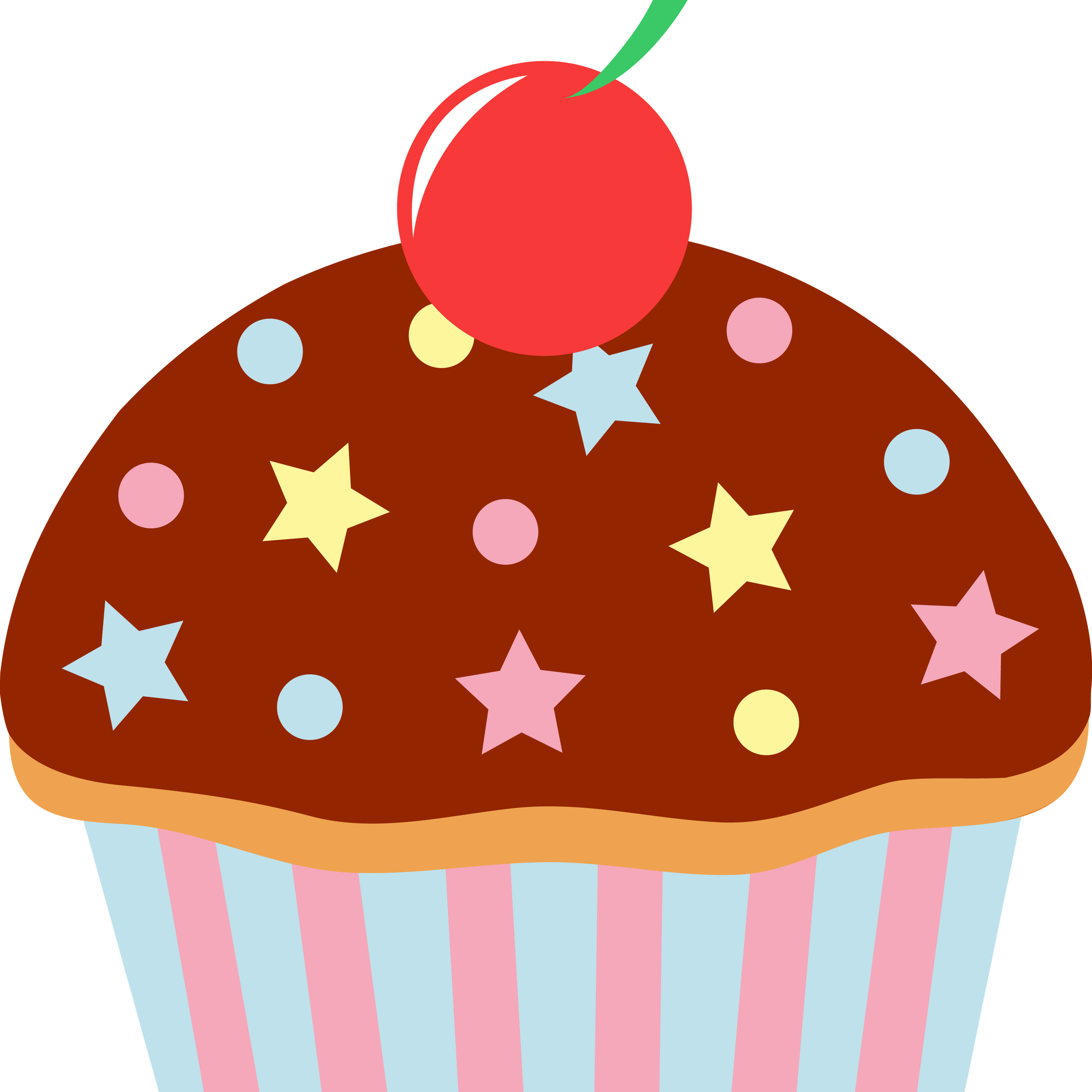 Cartoon Cupcake Icons PNG - Free PNG and Icons Downloads