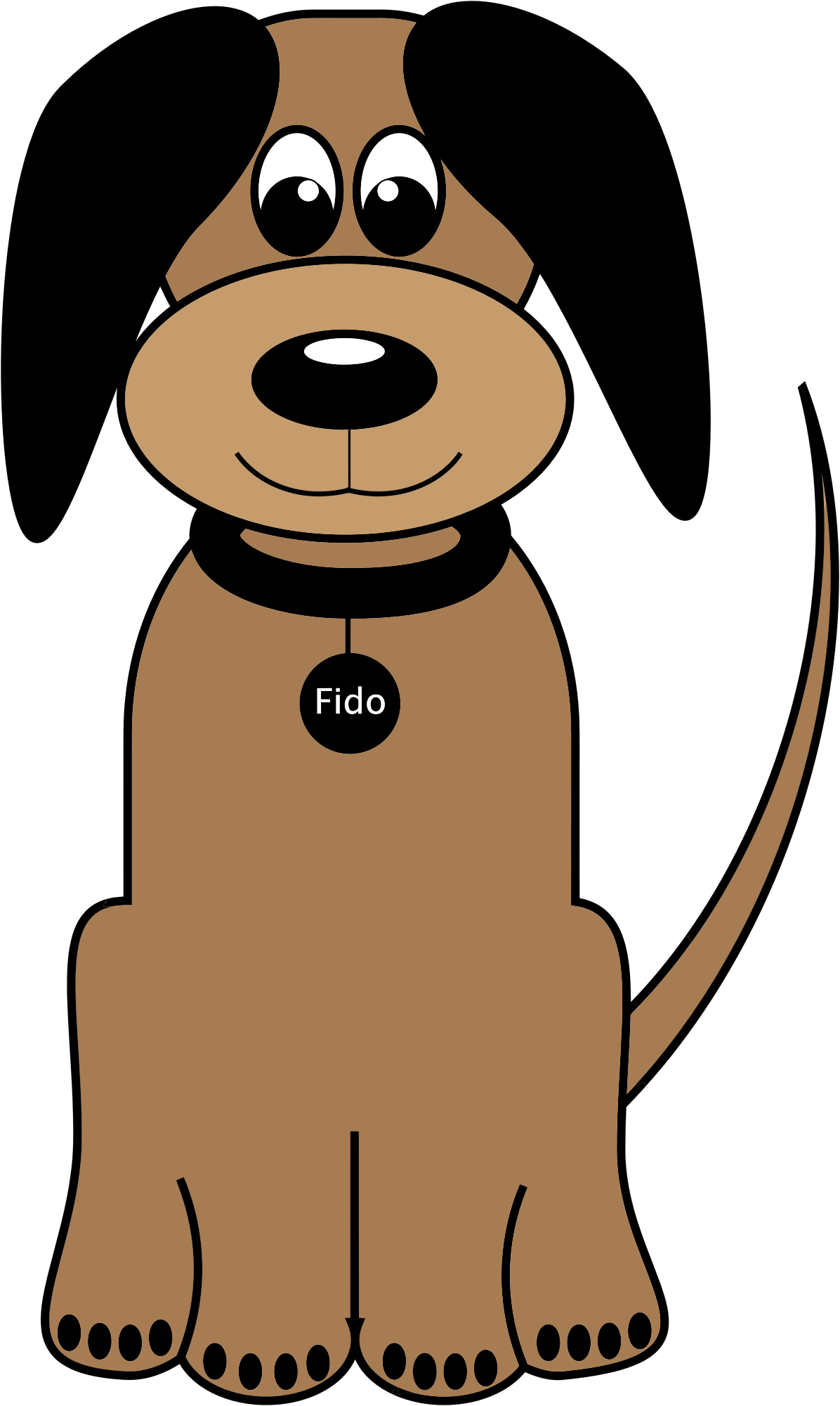 Cartoon Dog Fido Icons PNG - Free PNG and Icons Downloads
