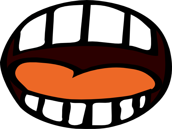 Cartoon Mouth Orange Tongue PNG images