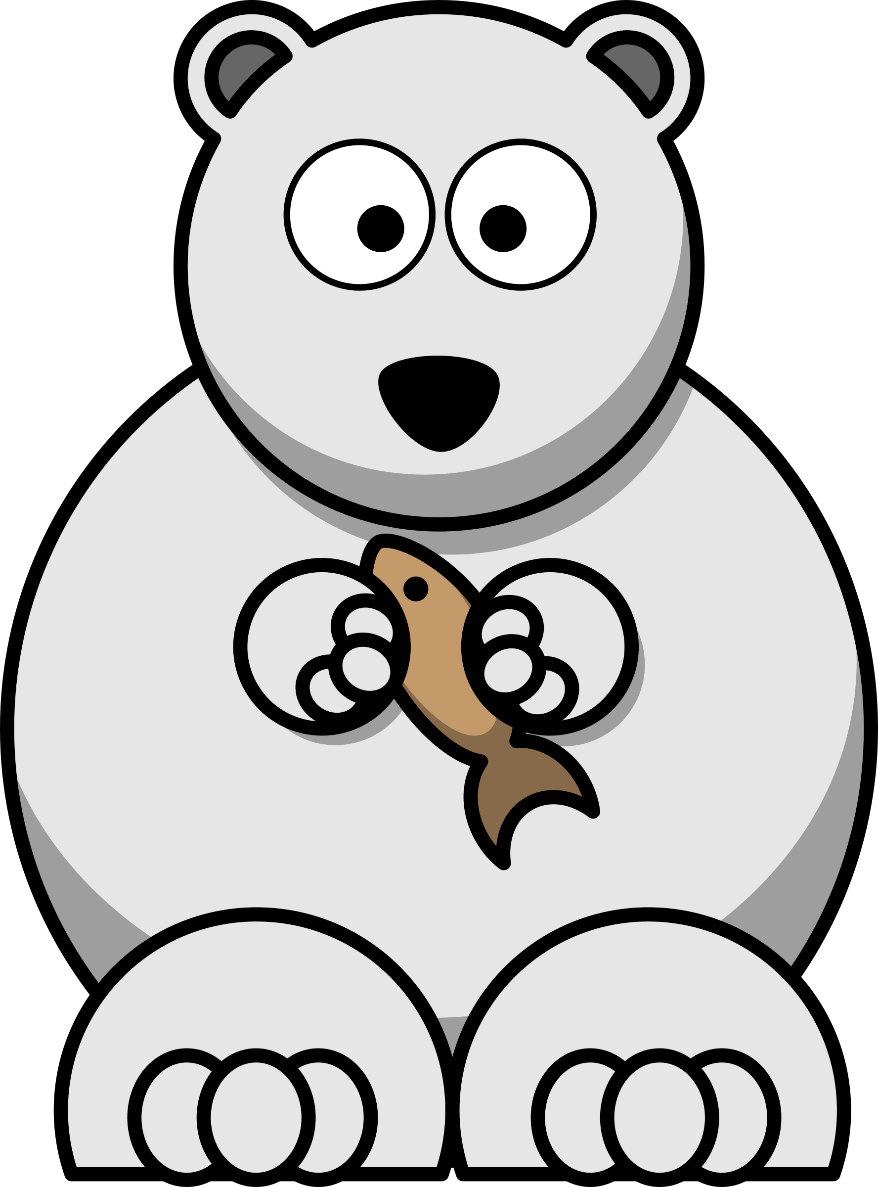 Cartoon Polar Bear Icons PNG - Free PNG and Icons Downloads