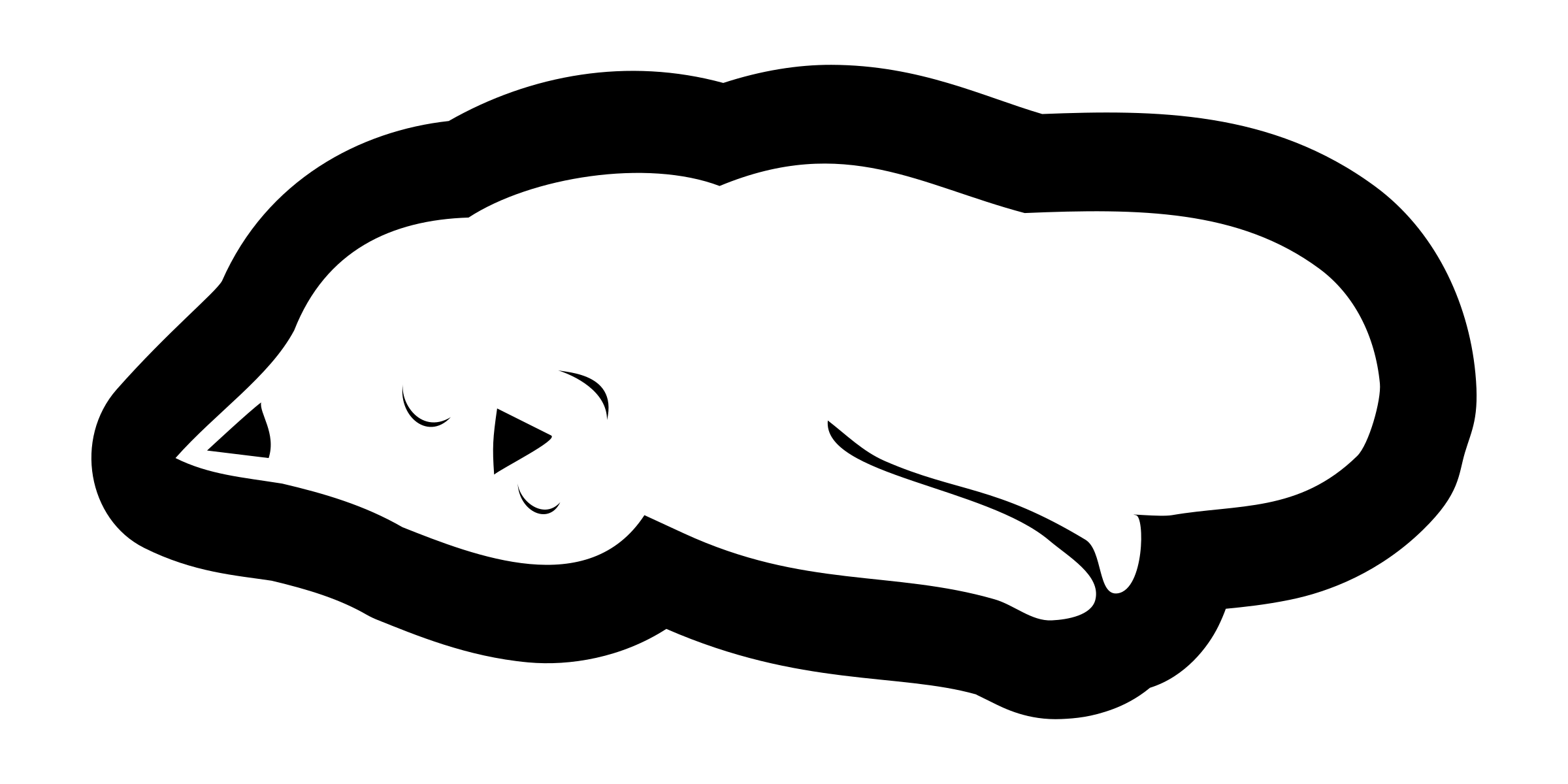 Cat-sleeping SVG Clip arts