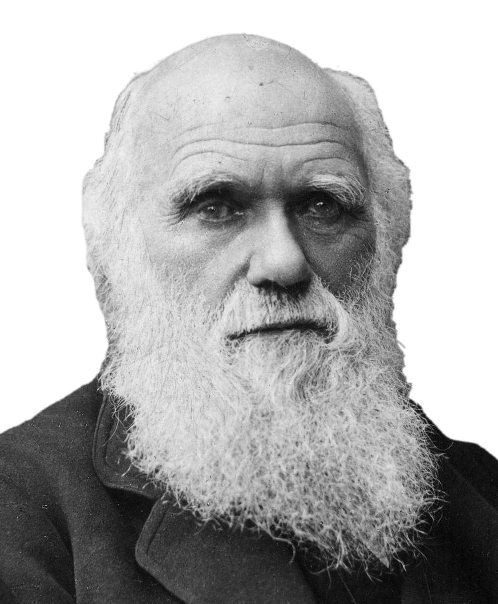 Charles Darwin Portrait PNG images