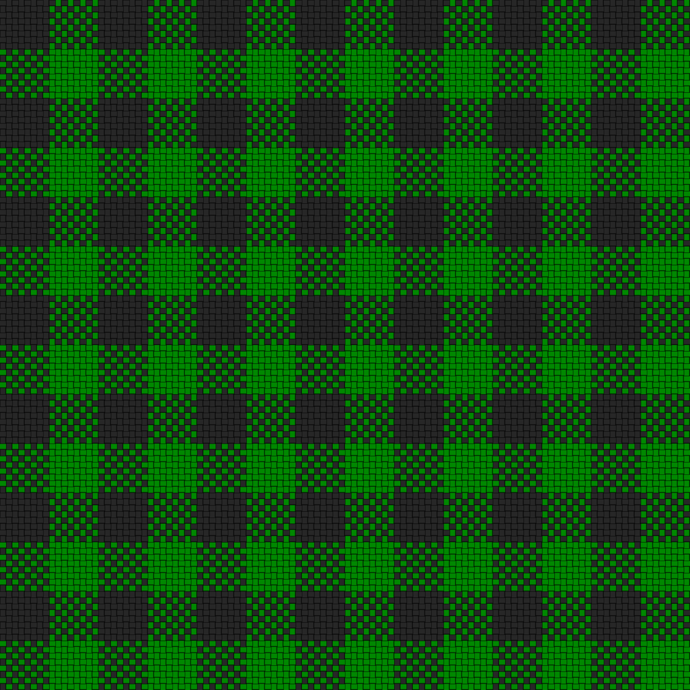 Checker Plaid Cloth Black Green PNG icon