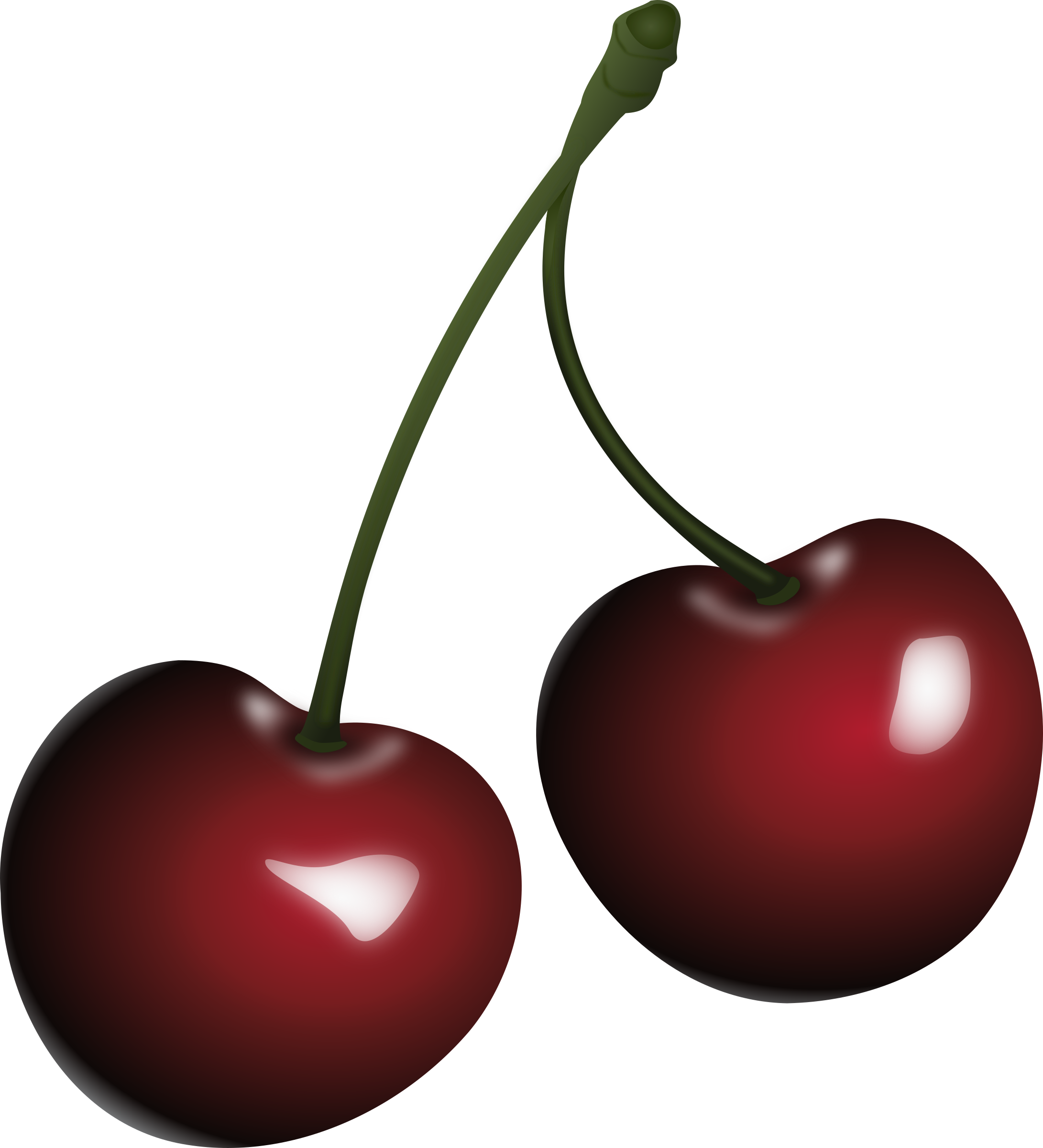 cherries, vyA¡nios, food PNG icon
