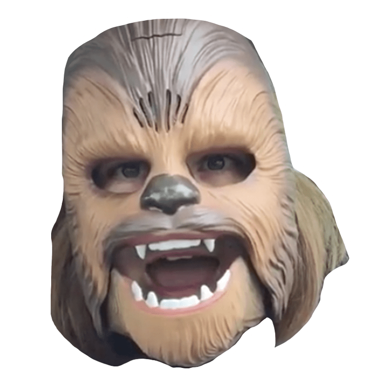 Chewbacca Mask Candace Payne SVG Clip arts