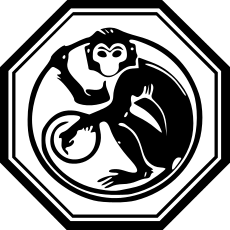 Chinese Horoscope Monkey Sign Clipart PNG icon