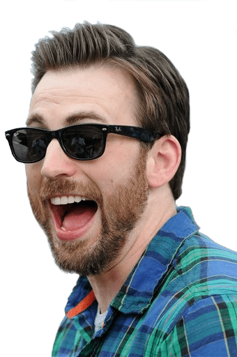 Chris Evans Laughing PNG icon