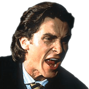 Christian Bale Angry PNG icon