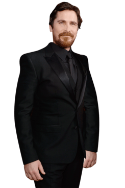 Christian Bale Tuxedo PNG icon