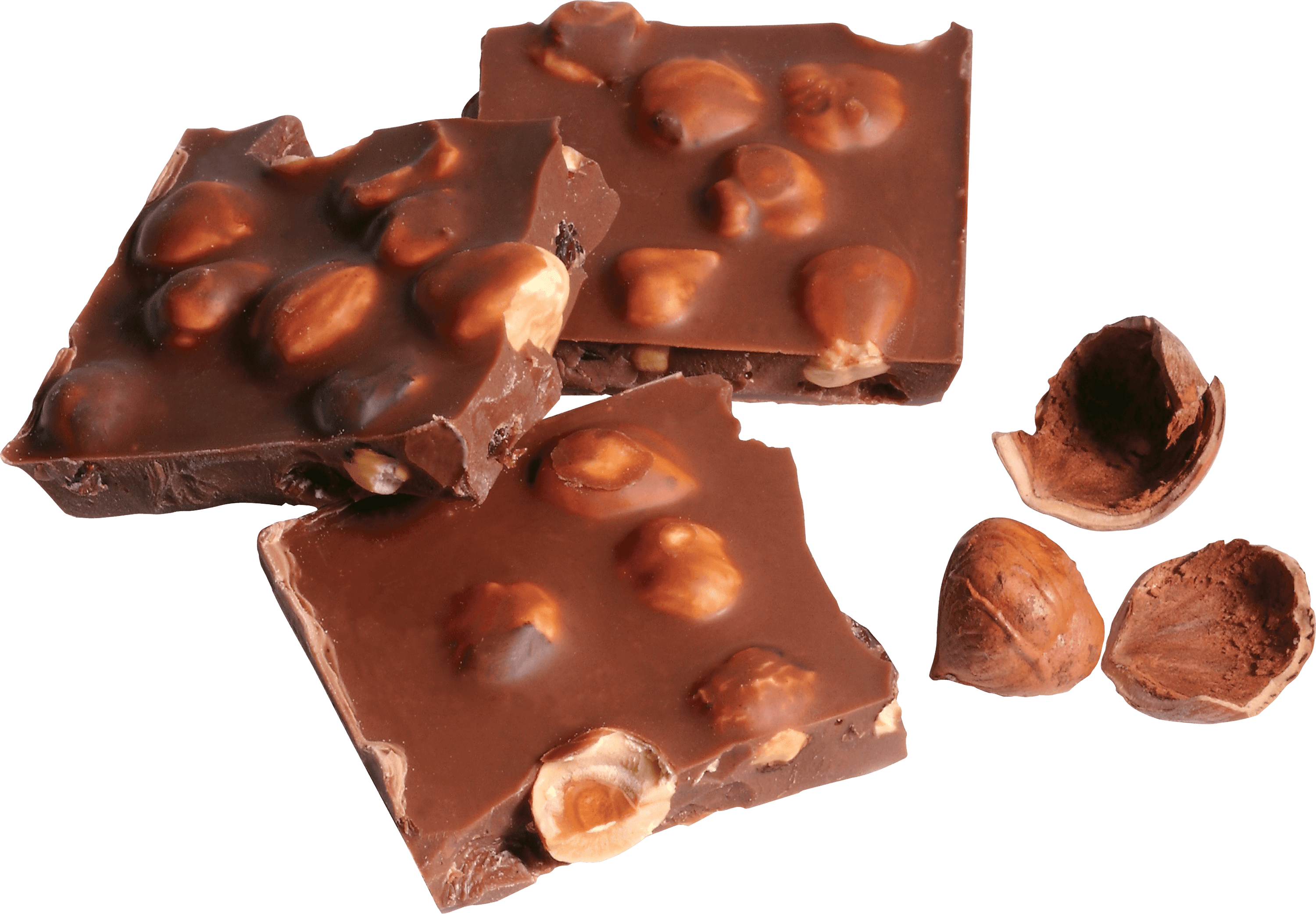 Chunks Nuts Chocolate SVG Clip arts
