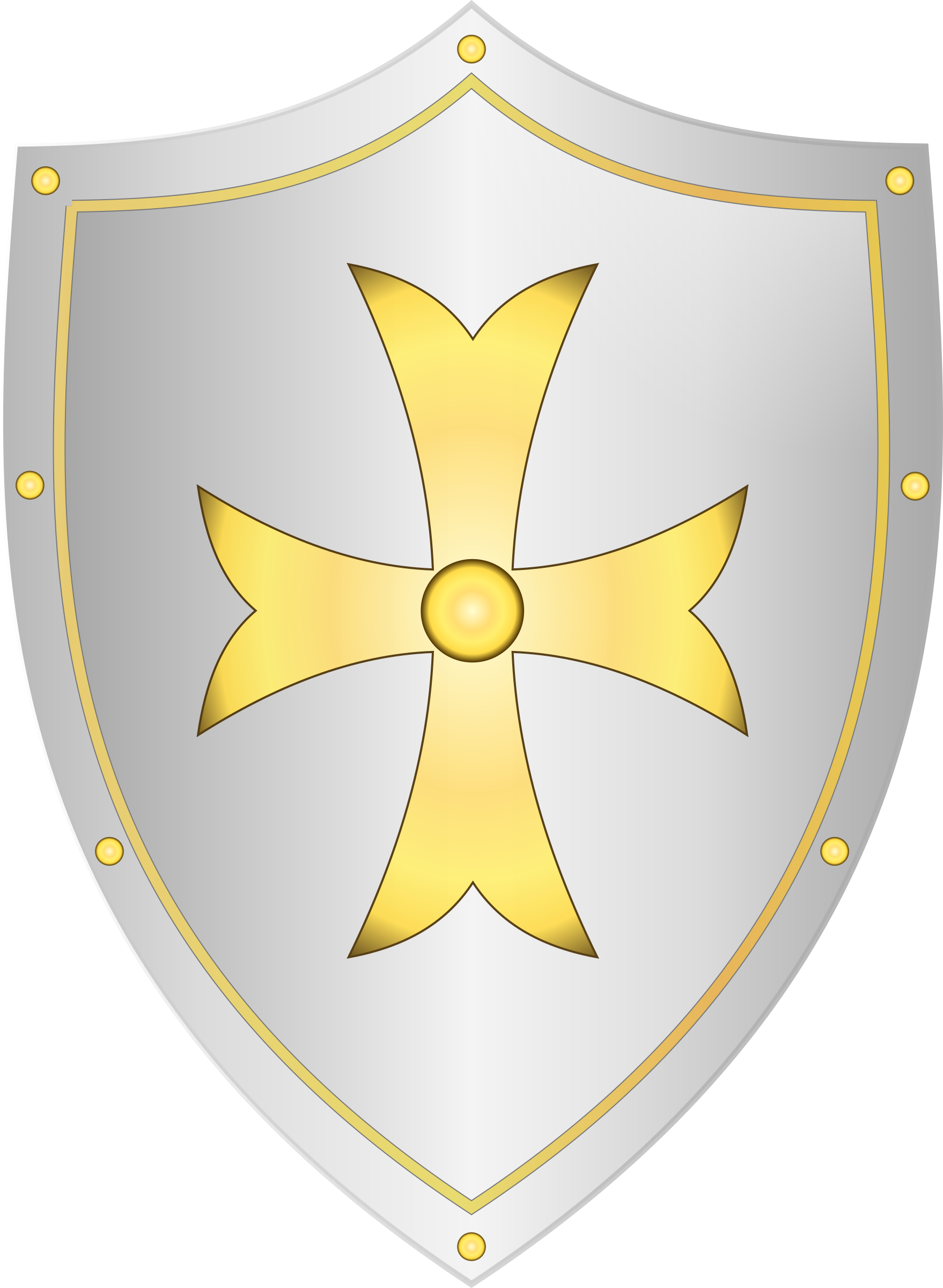 Classic Medieval Shield Clip arts