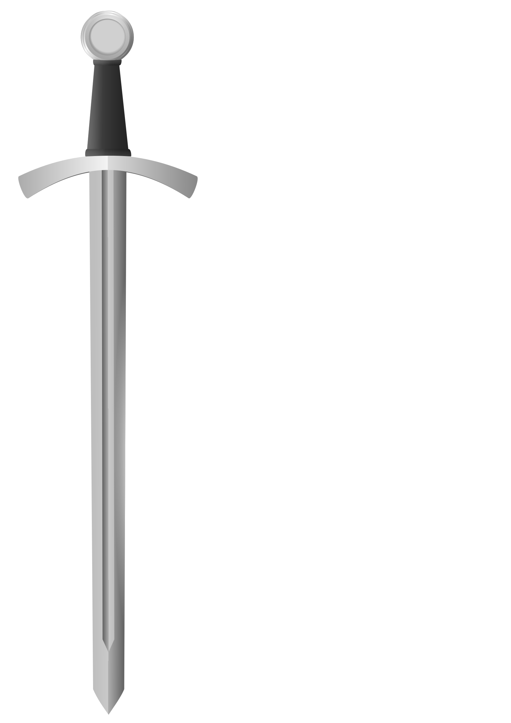 Classic medieval sword SVG Clip arts
