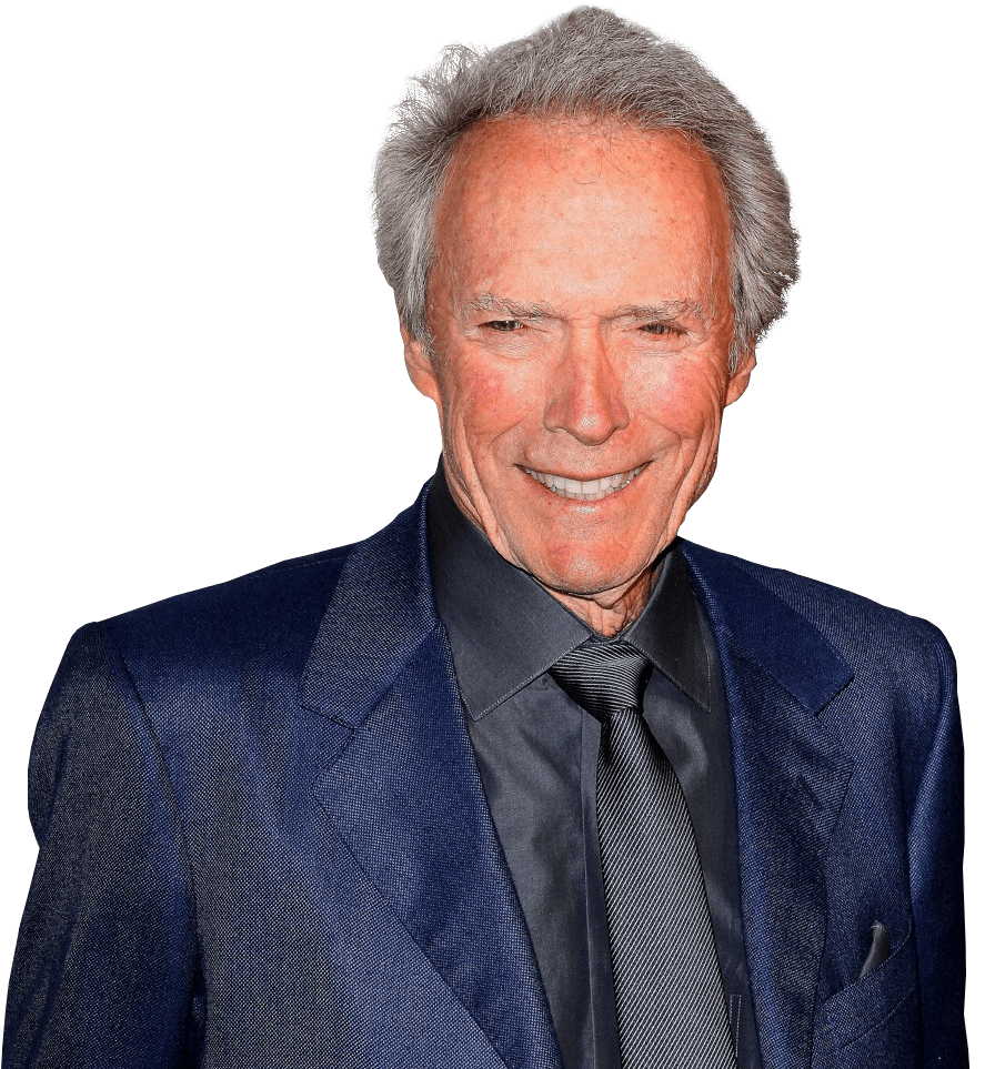 Clint Eastwood Blue Suit PNG images