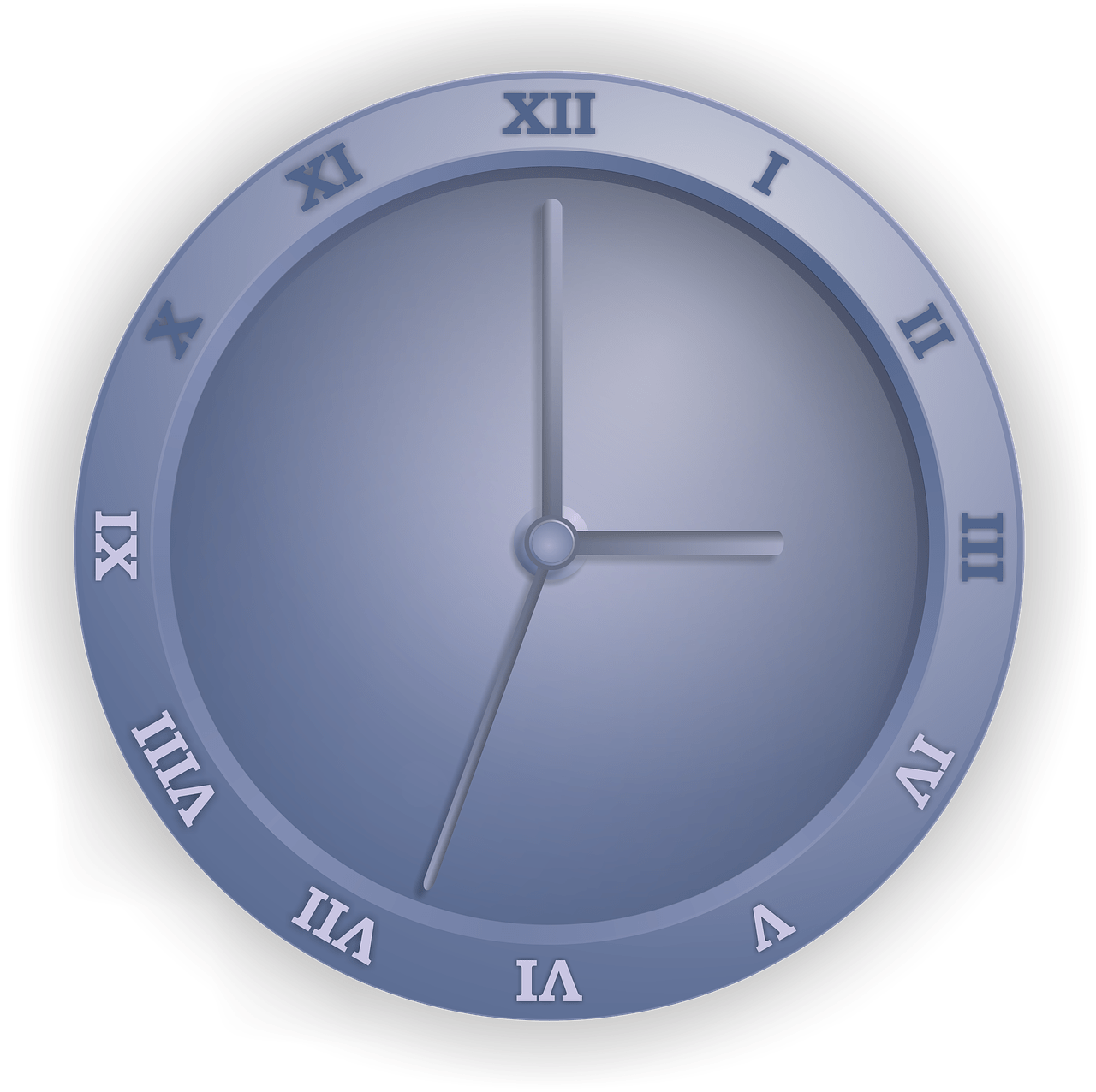 Clock Three O Clock SVG file