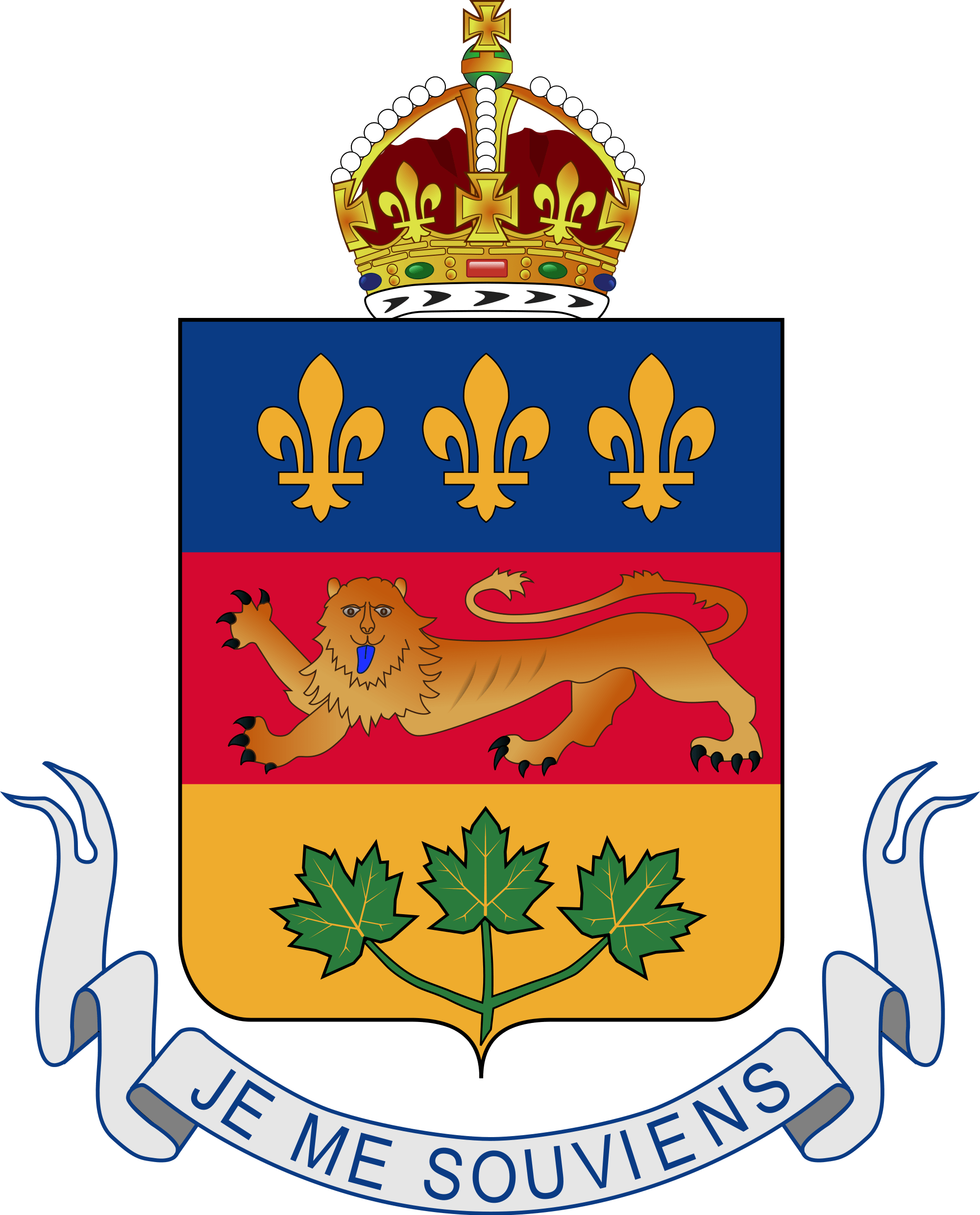 Coat Of Arms Que?bec SVG file