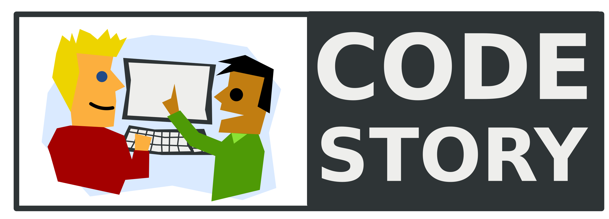 Code Story logo SVG Clip arts