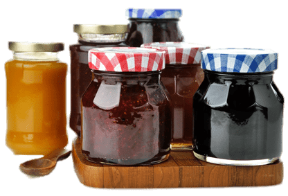 Collection Of Full Jam Jars PNG images