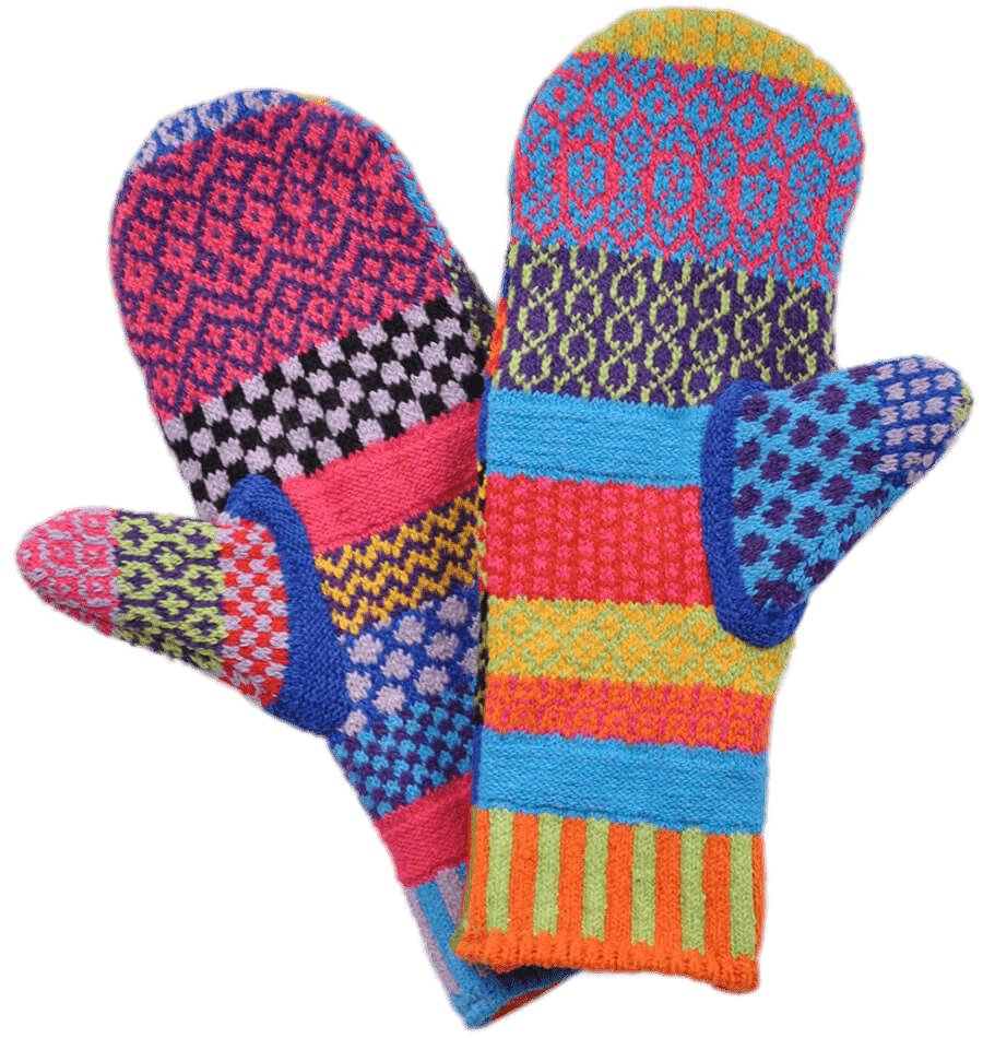 Colourful Mittens PNG images