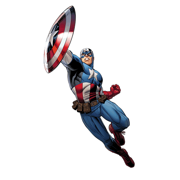 Comic Captain America Clip arts