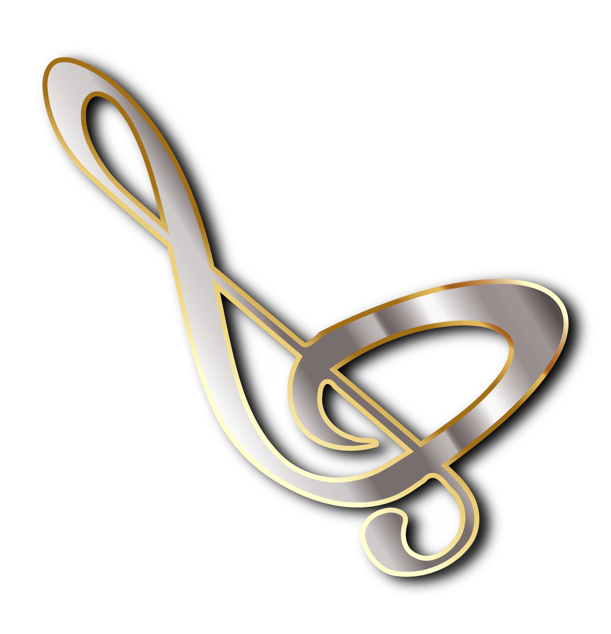Concert Logo - Silver and Gold SVG Clip arts