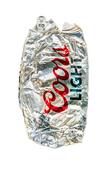 Coors Light Crushed Can PNG icon