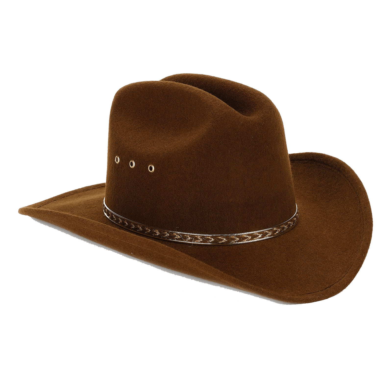 Cowboy Hat Brown Felt Clip arts