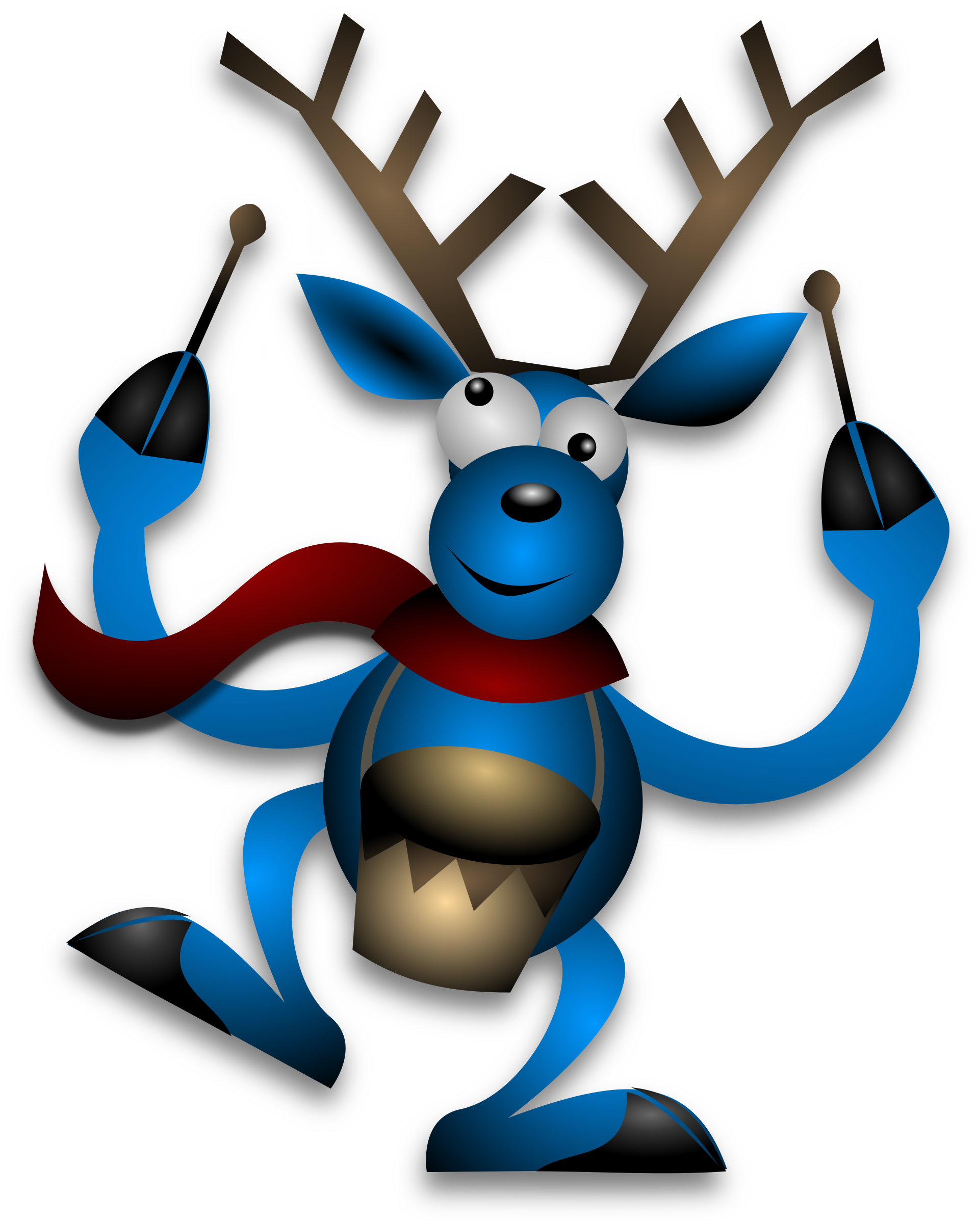 Dancing Reindeer 2 PNG icon