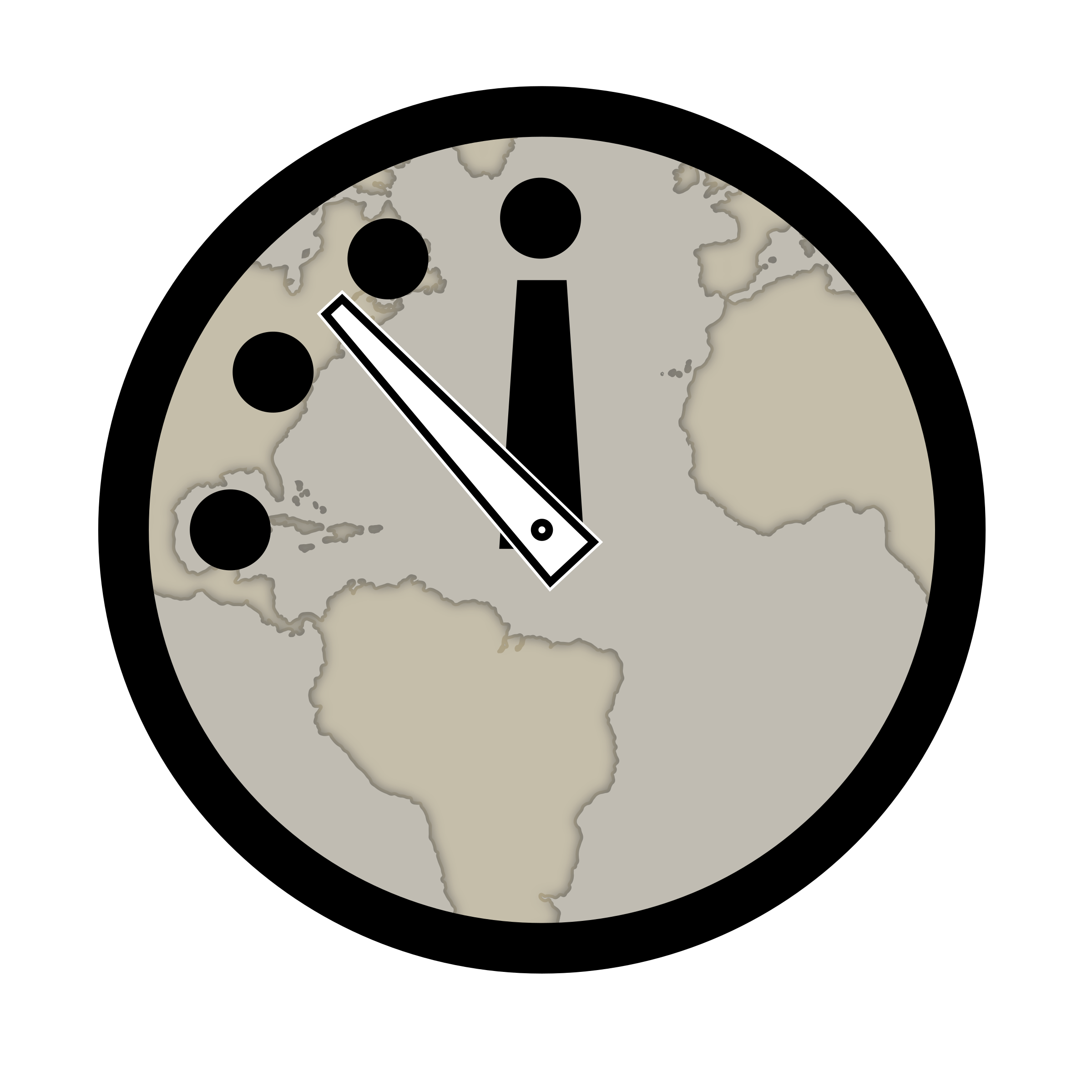Doomsday Clock SVG Clip arts