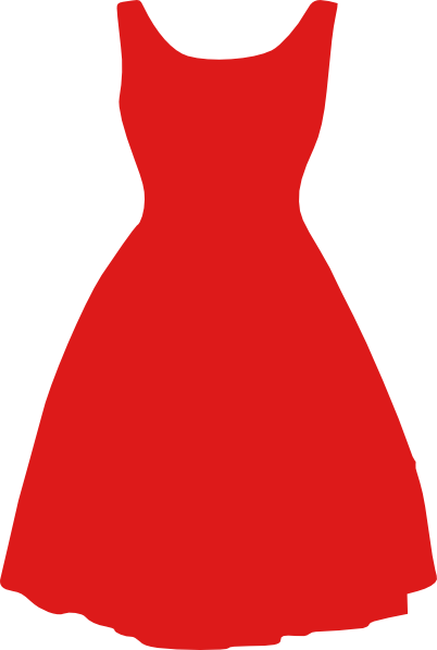 Dress Red Clipart PNG icon