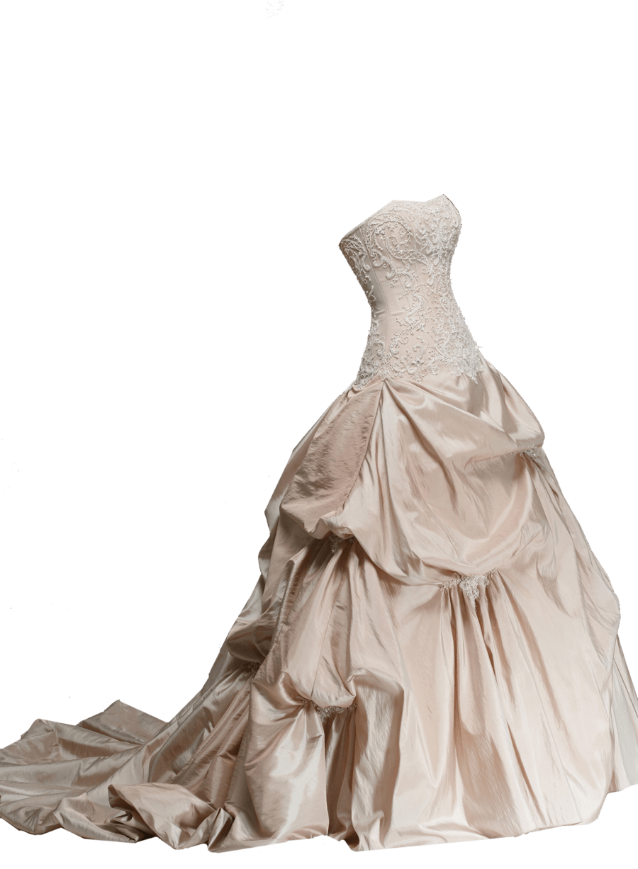 Dress Wedding Sideview PNG images