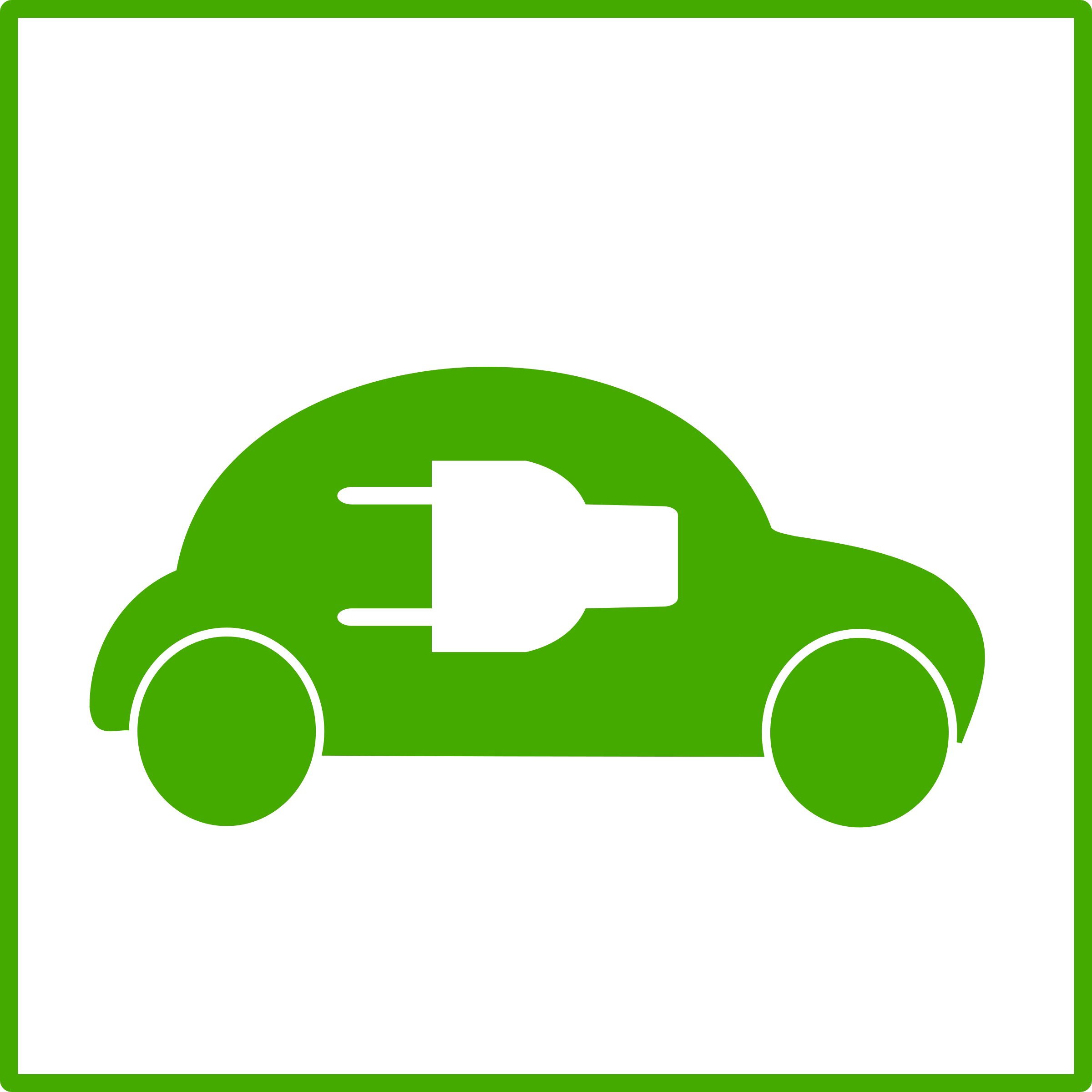 eco green car icon Clip arts