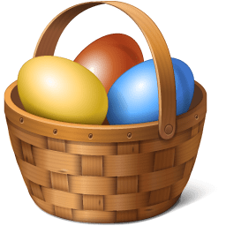 Eggs In A Basket Clipart PNG images