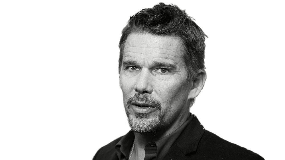 Ethan Hawke Black and White SVG Clip arts