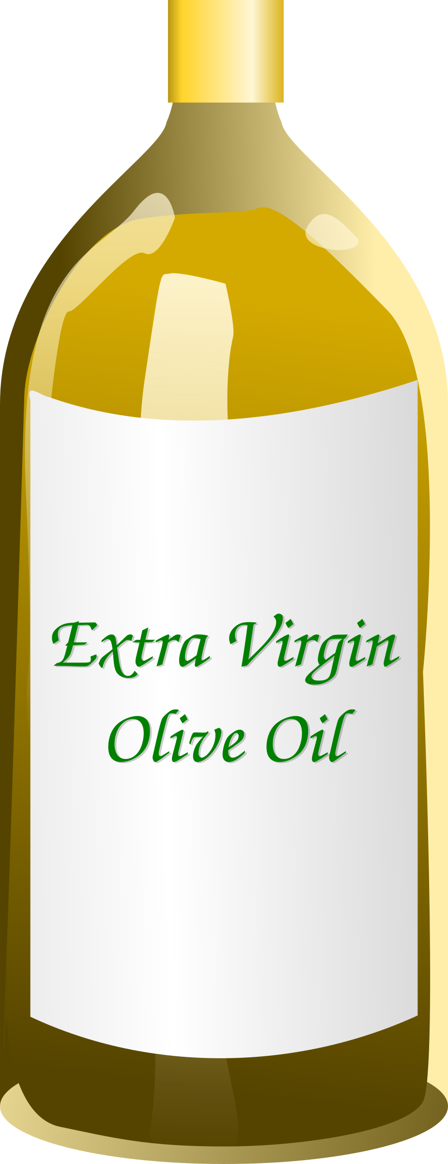Extra Virgin Olive Oil bottle SVG Clip arts