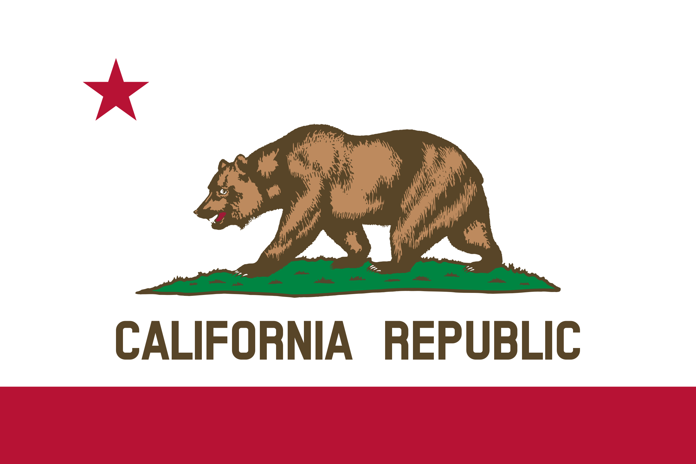 Flag of California  SVG Clip arts