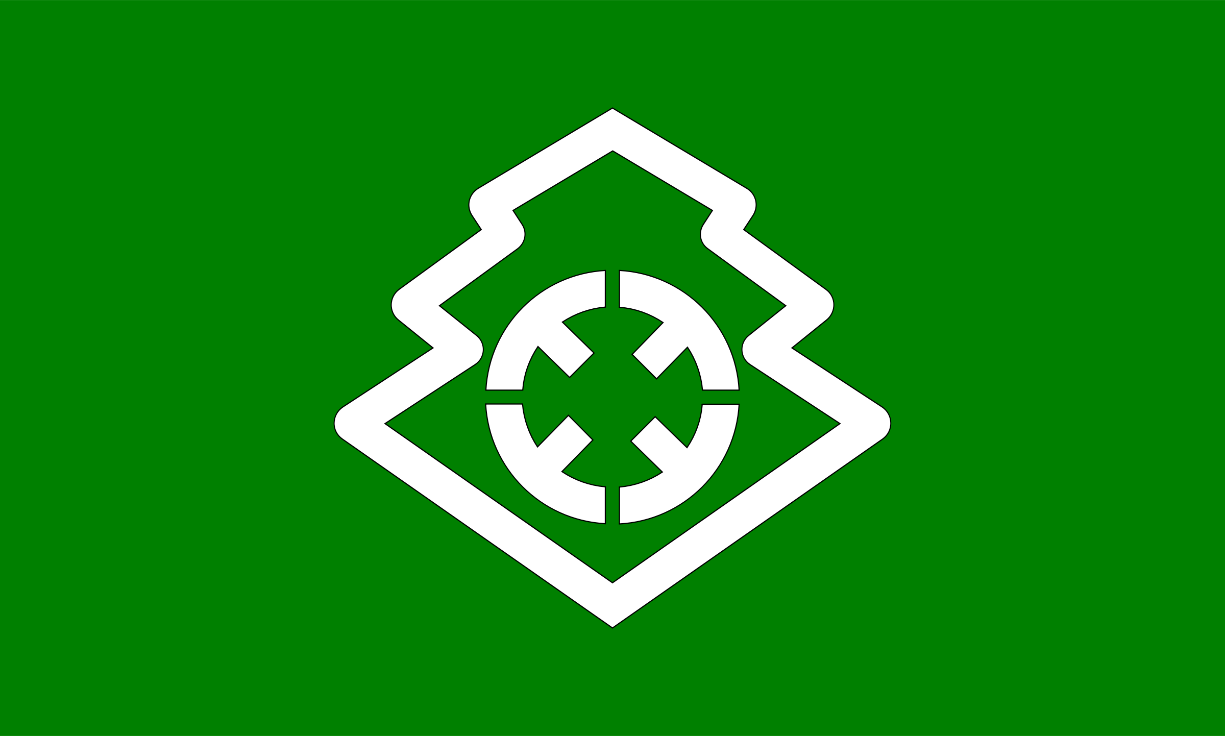 Flag of Toyotsu, Fukuoka SVG Clip arts