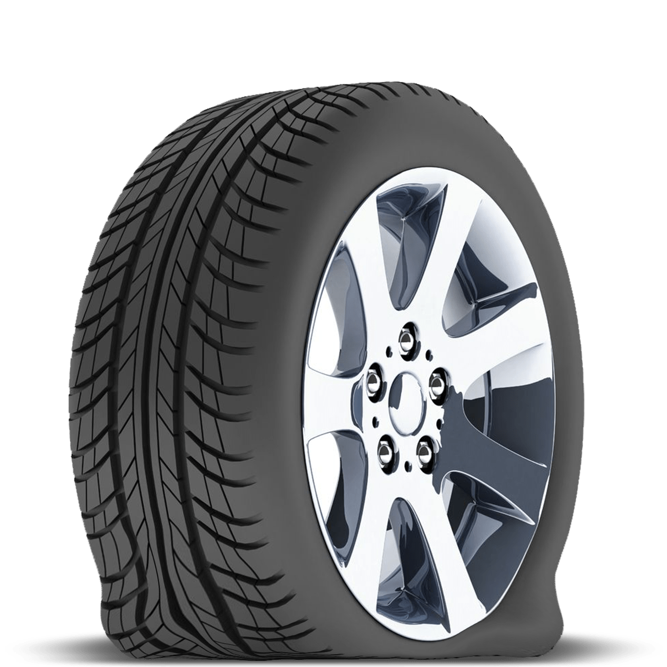 Flat Tyre SVG Clip arts