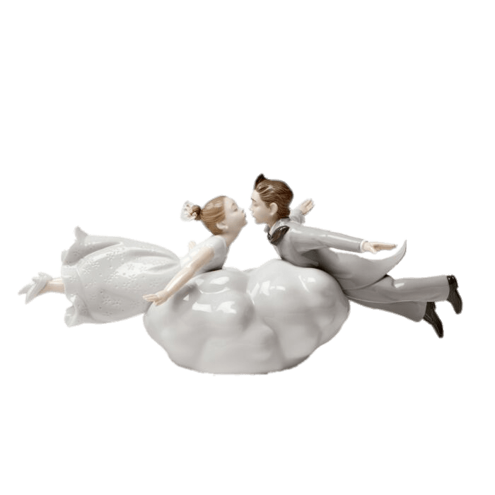 Flying Bride and Groom Wedding Figurines PNG icon