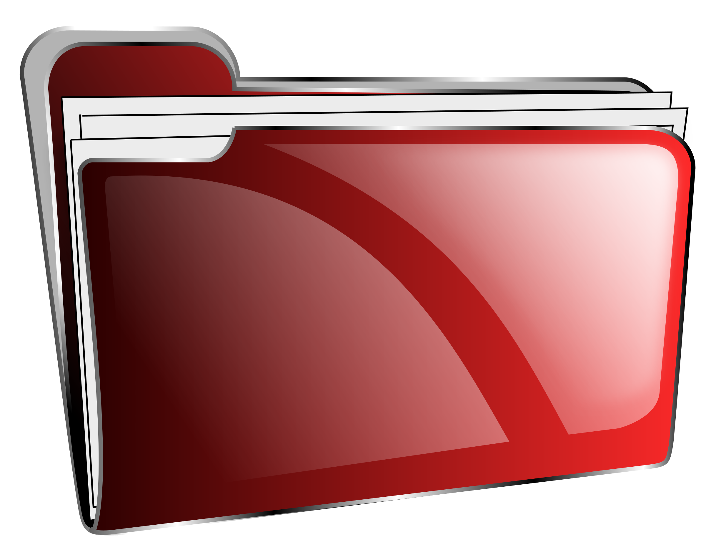 Folder icon red full PNG icon