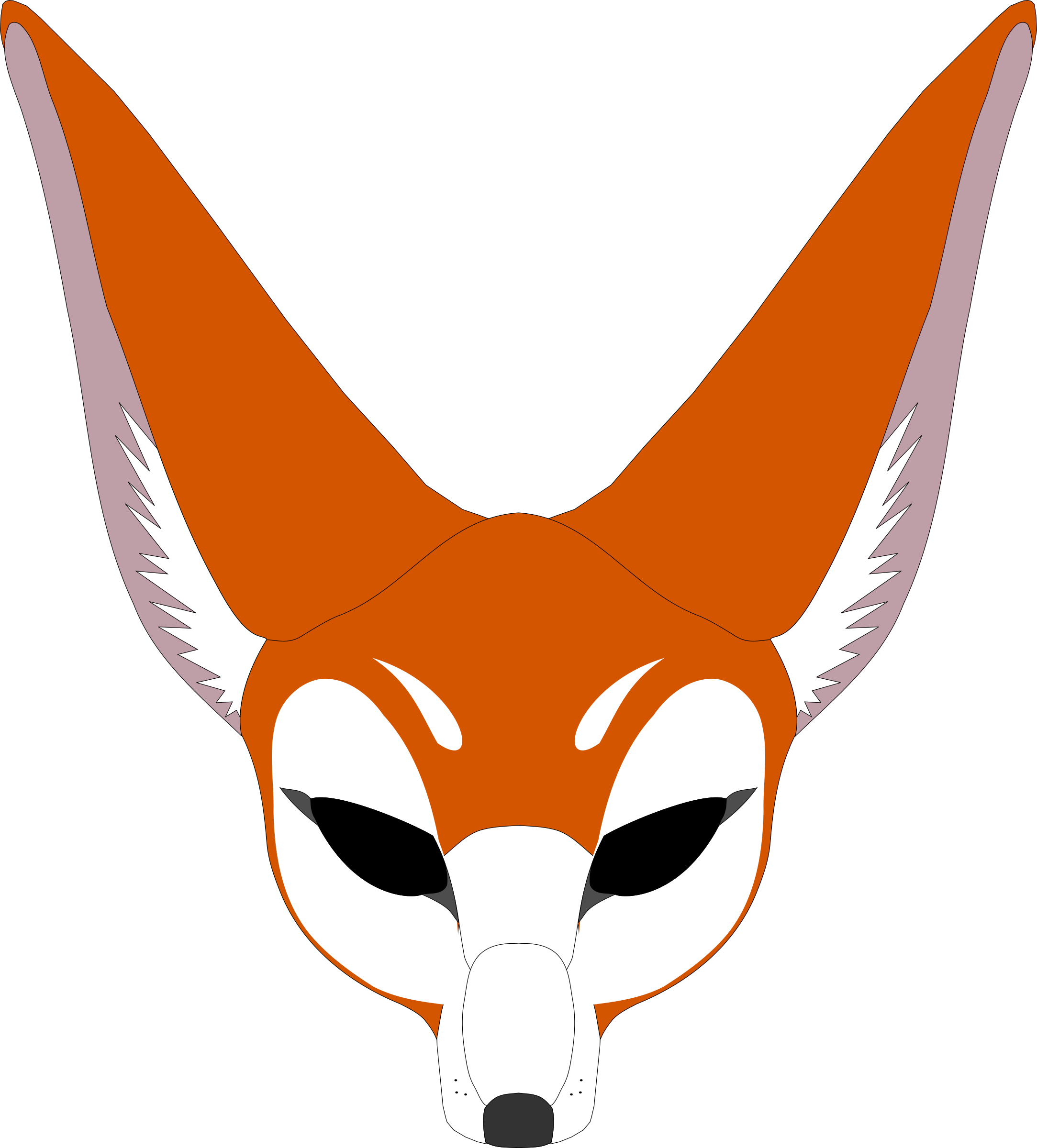 Fox mask PNG icon