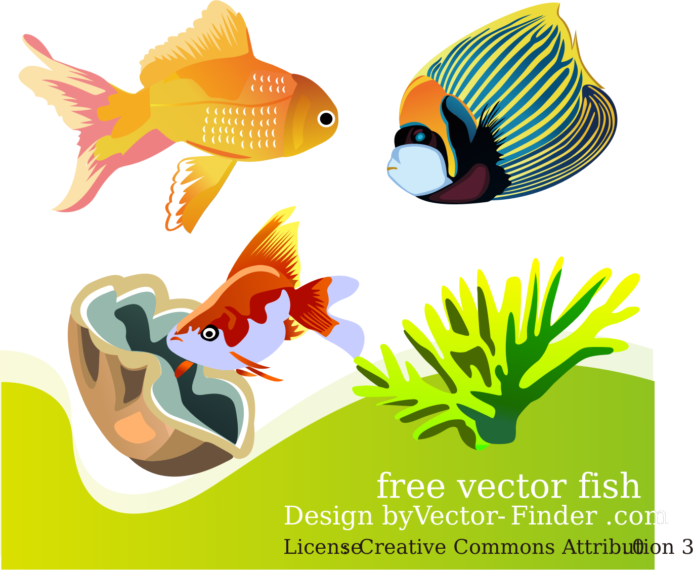 Free Vector Fish Clip arts